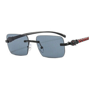 Unisex Small Framed Sunglasses In Gray